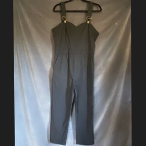 Voodoo Vixen Black Capri Overalls Jumpsuit XXL - Retro Pinup